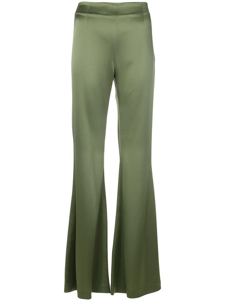 Galvan High-waisted Trousers - Green