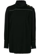 Sonia Rykiel High Neck Blouse - Black