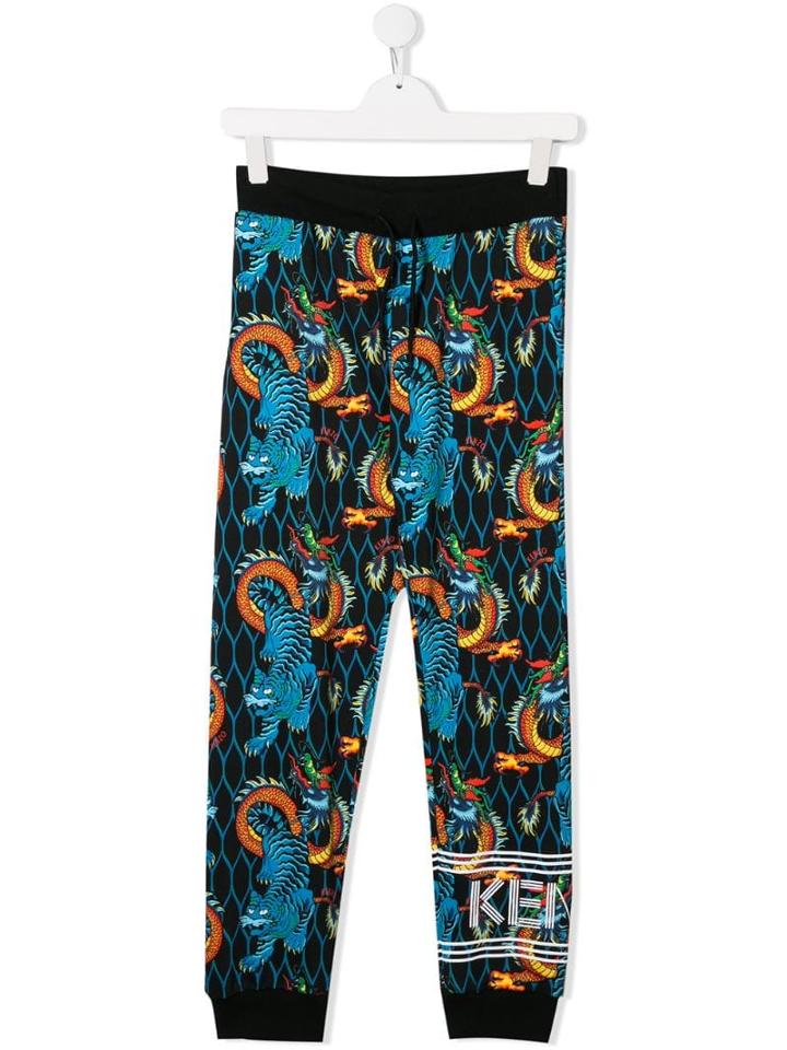 Kenzo Kids Dragon Sweatpants - Black