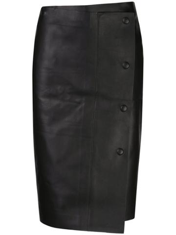 The Row Wrap Style Skirt - Black