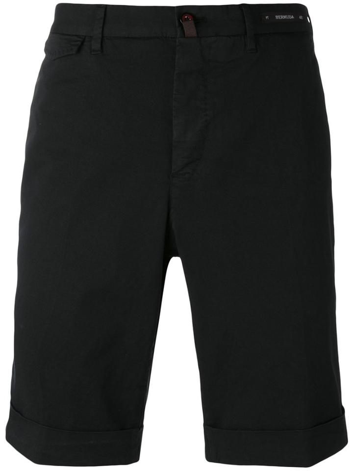 Pt01 - Chino Shorts - Men - Cotton/spandex/elastane - 56, Black, Cotton/spandex/elastane