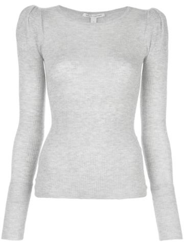 Autumn Cashmere Knitted Top - Grey