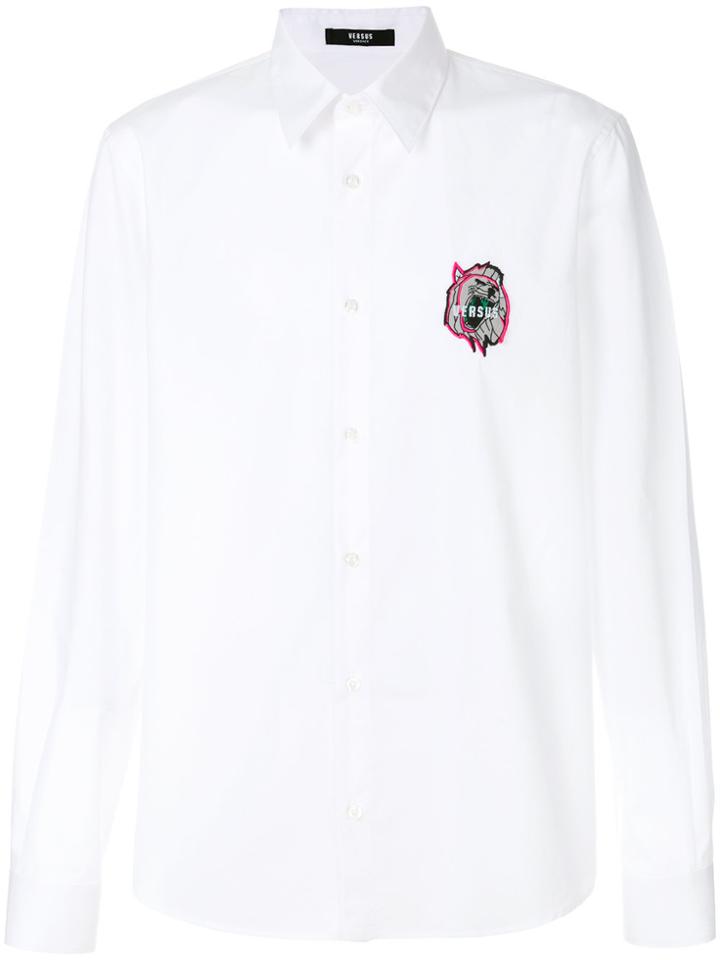 Versus Embroidered Logo Shirt - White