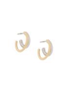Otiumberg 9kt Gold Duo Hoops Earrings - Metallic