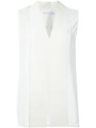 Dion Lee Mirror Sheer Tank Top, Women's, Size: 12, White, Silk