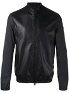 Armani Jeans Bomber Jacket, Men's, Size: 50, Black, Polyamide/polyester/polyurethane