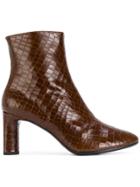 Robert Clergerie Elte Ankle Boots - Brown