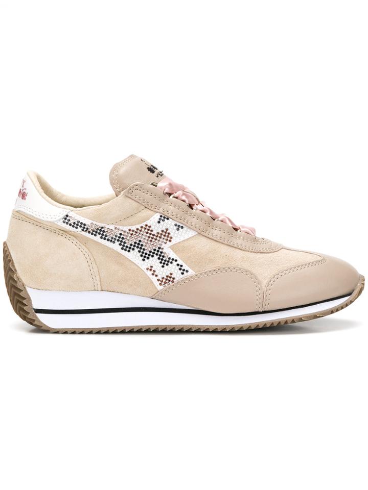 Diadora Ribbon Lace-up Sneakers - Nude & Neutrals
