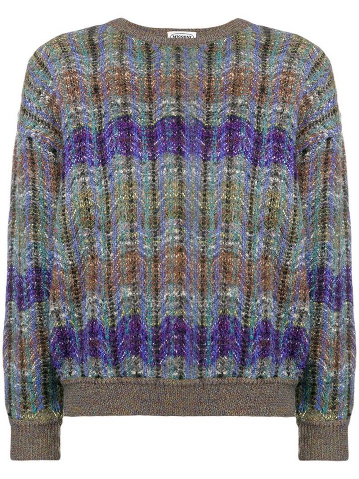 Missoni Pre-owned Zigzag Straight Jumper - Pink