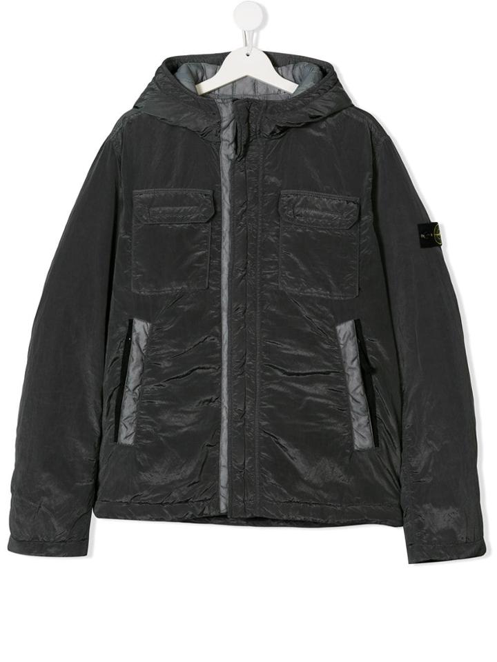 Stone Island Junior Multi-pocket Jacket - Grey