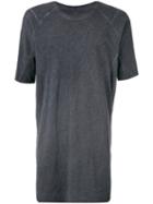 Isaac Sellam Experience Elongated T-shirt, Men's, Size: Small, Grey, Cotton