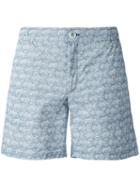 Lines Print Swim Shorts - Men - Nylon/spandex/elastane - Xxl, Grey, Nylon/spandex/elastane, Fashion Clinic Timeless