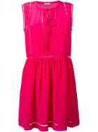 P.a.r.o.s.h. Tassel Tie-neck Mini Dress