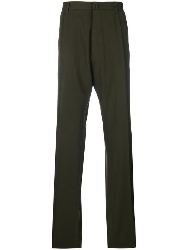 Lanvin - Worker Trousers - Men - Cotton/polyester/viscose/wool - 48, Green, Cotton/polyester/viscose/wool