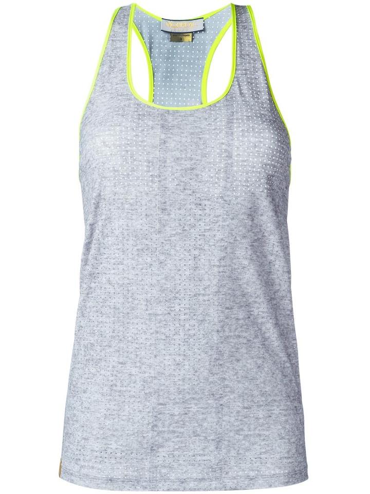 Monreal London 'racerback' Tank Top, Women's, Size: Medium, Grey, Polyester/spandex/elastane