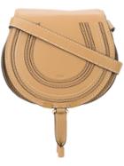 Chloé - Mini Marcie Cross-body Bag - Women - Cotton/calf Leather - One Size, Brown, Cotton/calf Leather