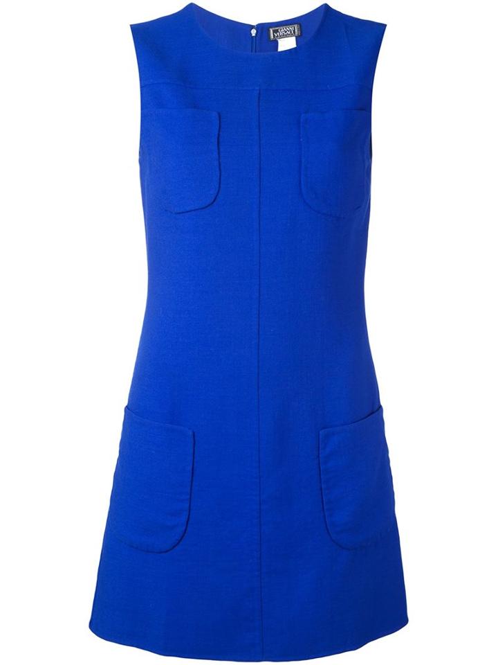 Versace Vintage Sleeveless A-line Dress