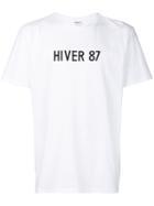 A.p.c. - Hiver 87 T-shirt - Men - Cotton - M, White, Cotton