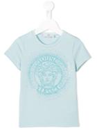 Young Versace Medusa T-shirt, Girl's, Size: 12 Yrs, Blue