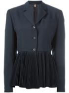 Romeo Gigli Pre-owned Pleated Hem Jacket - Blue