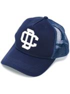 Dsquared2 - Monogram Peak Cap - Men - Cotton/polyester - One Size, Blue, Cotton/polyester