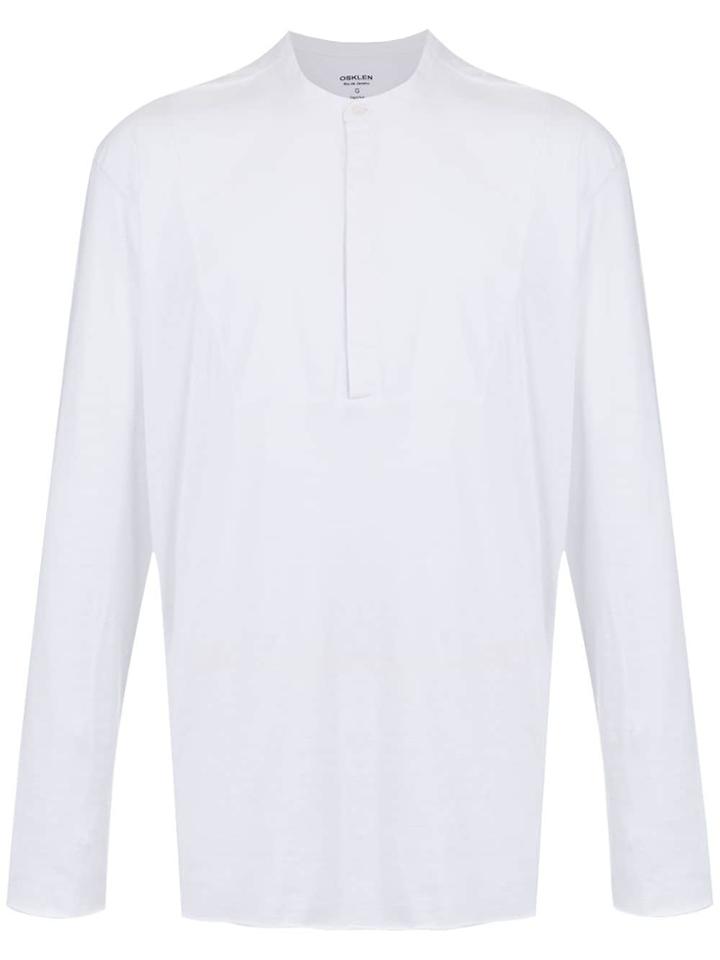 Osklen Mandarin Collar Shirt - White