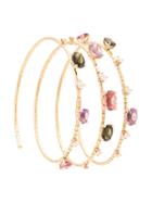 Mattia Cielo 18kt Rose Gold Rugiada Mixed Gemstone Bangle