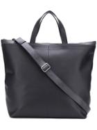 Isaac Reina Leather Pilot Tote - Blue