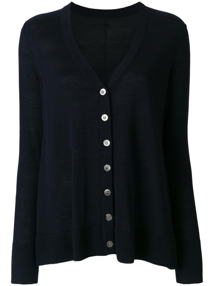 Sottomettimi Button-down Fitted Cardigan - Blue
