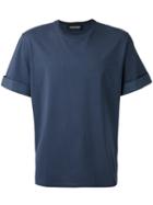 Neil Barrett - Lightning Bolt T-shirt - Men - Cotton - L, Blue, Cotton