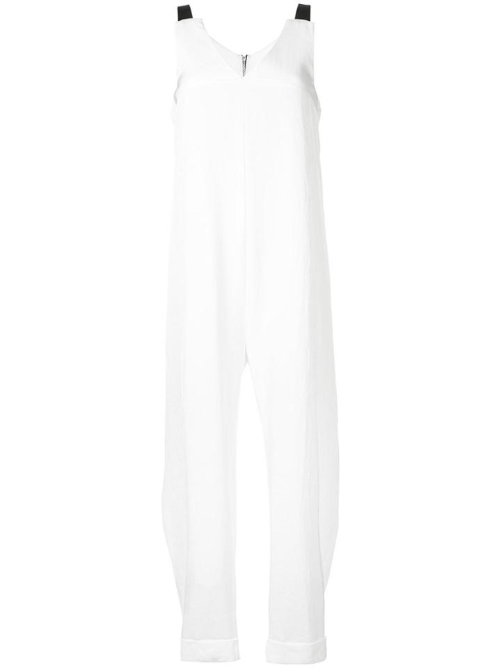 Taylor Recessed Enclose Jumpsuit - White