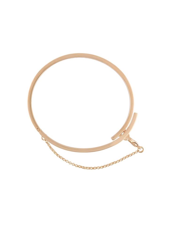 Eddie Borgo Extra Thin Safety Chain Bracelet