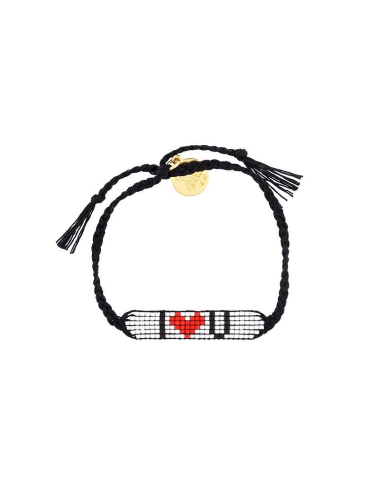 Venessa Arizaga 'i Love You' Bracelet, Women's, Black