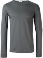 Tomas Maier Long Sleeved T-shirt, Men's, Size: Small, Grey, Cotton
