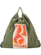 Acne Studios Gathered Fabric Tote - Green