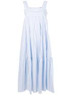 Roberto Collina Long Striped Dress - Blue