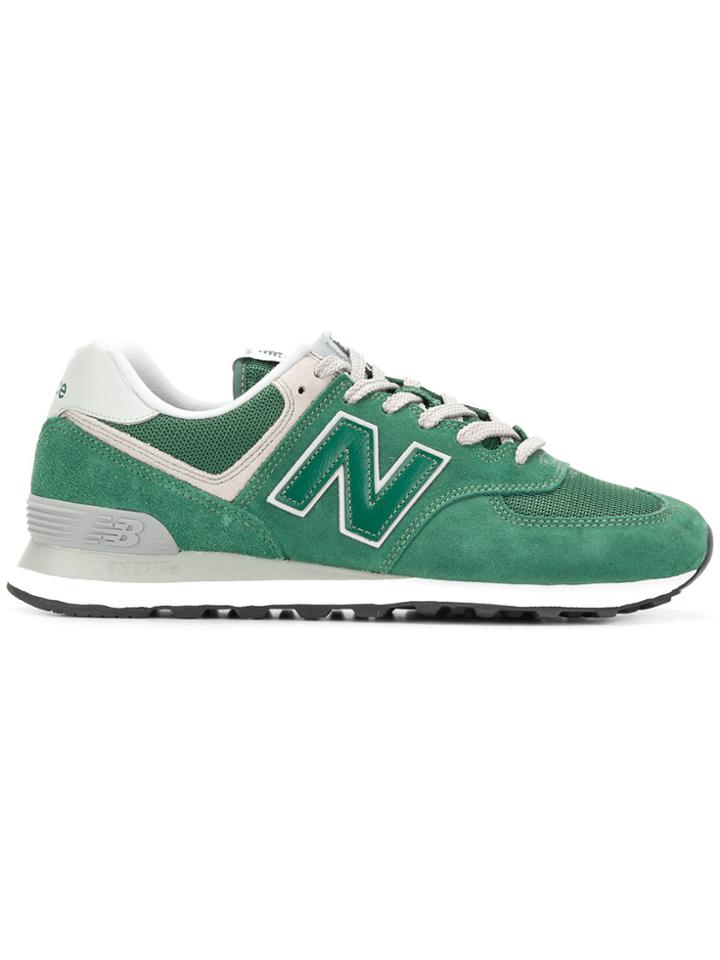 New Balance Colourblock Runner Sneakers - Green