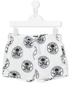 Philipp Plein Kids Skull Print Swim Shorts, Boy's, Size: 10 Yrs, White