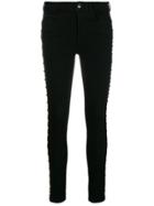 Twin-set Laced Side Skinny Jeans - Black