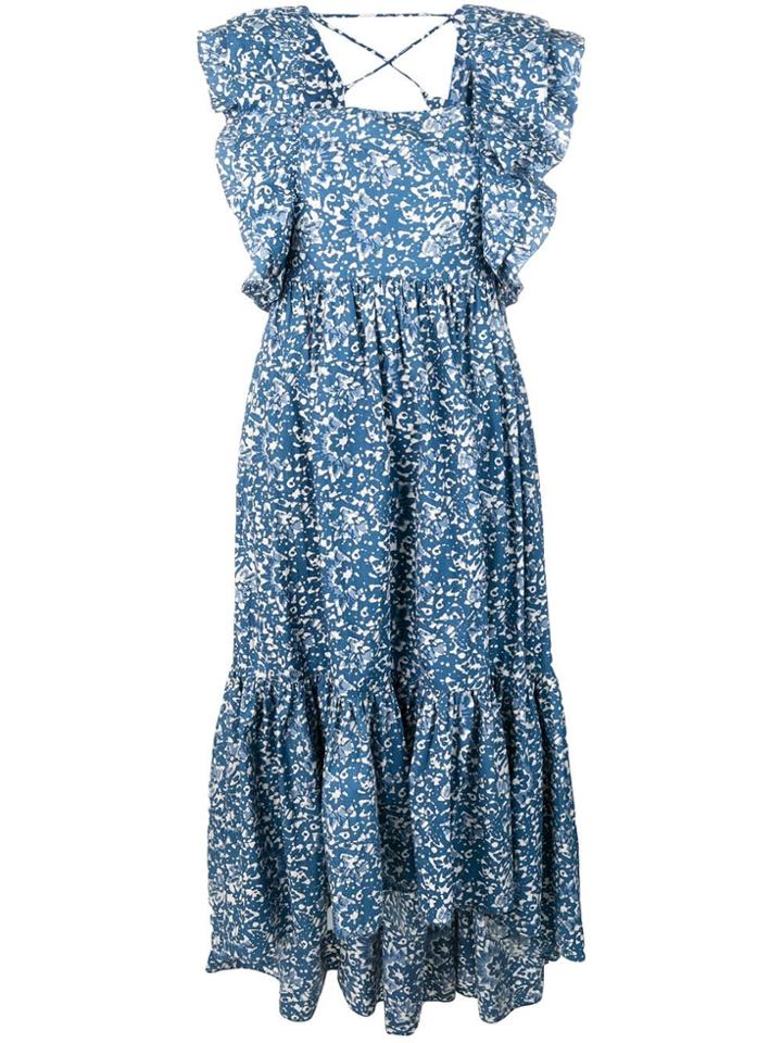 Ulla Johnson Freida Printed Dress - Blue