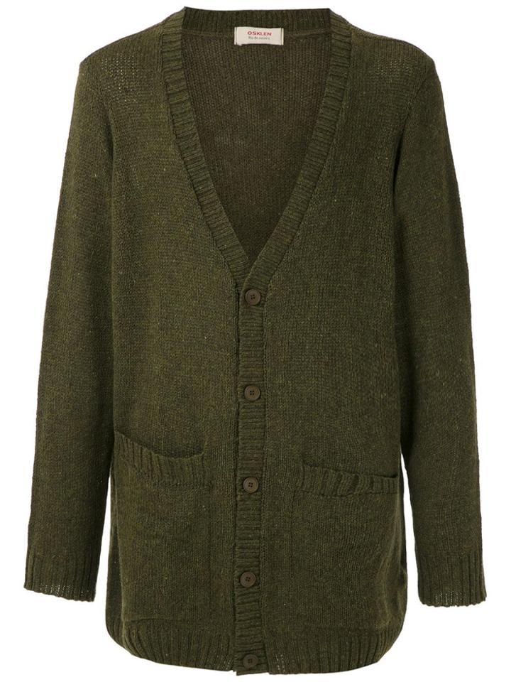 Osklen Knitted Cardigan - Green
