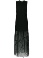 Mcq Alexander Mcqueen Paneled Dress - Black