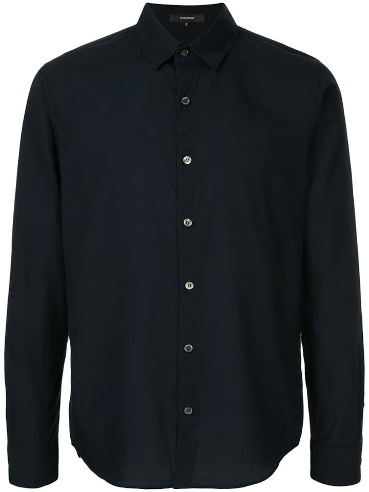 Attachment Classic Long-sleeve Shirt - Blue