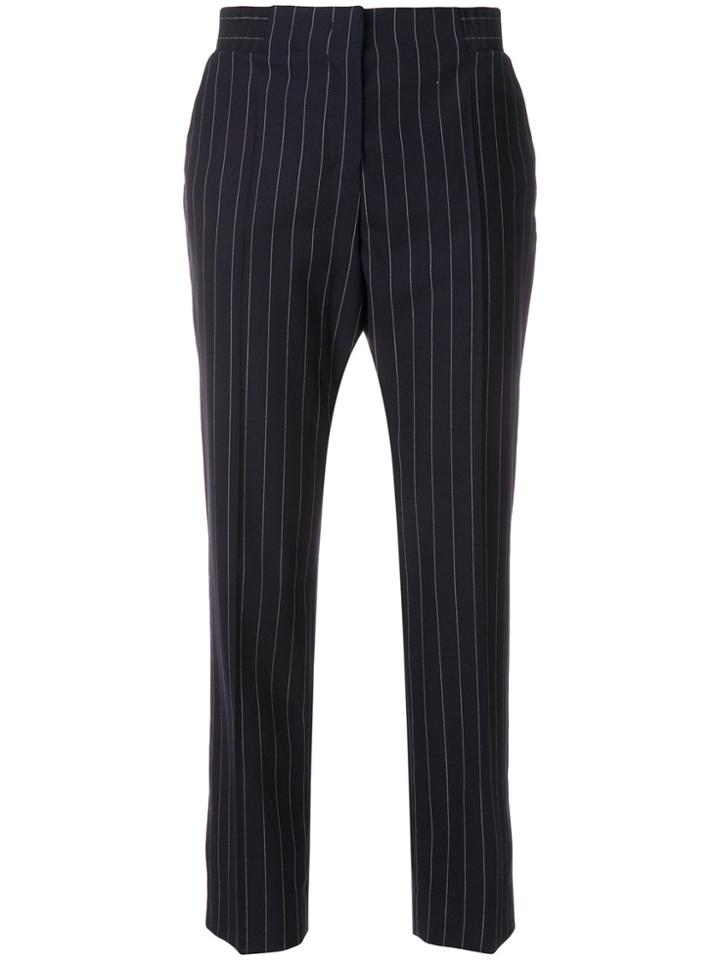Dorothee Schumacher Chalk Stripe Trousers - Blue