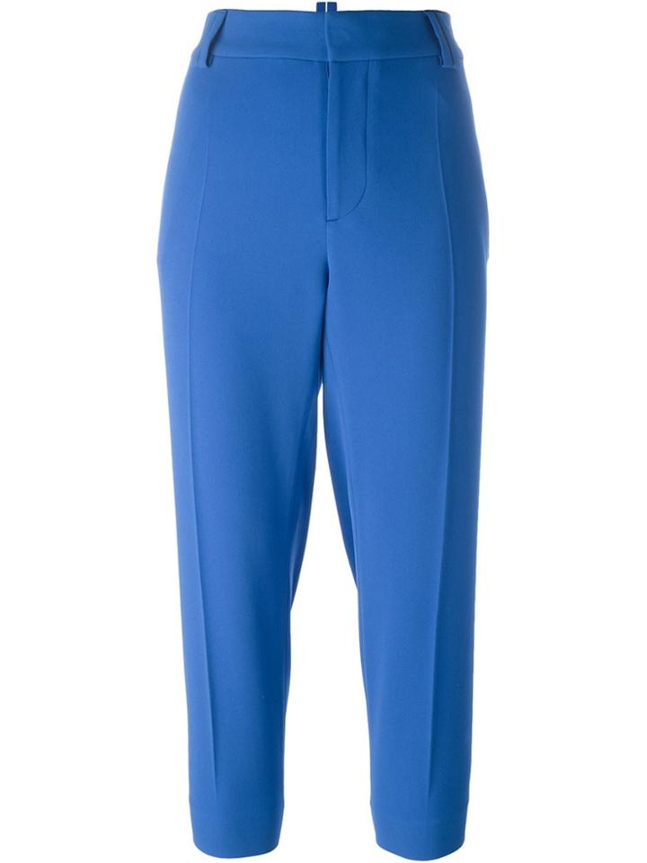 Dsquared2 Cropped Trousers - Blue