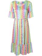 Ultràchic Striped Shirt Dress - Multicolour