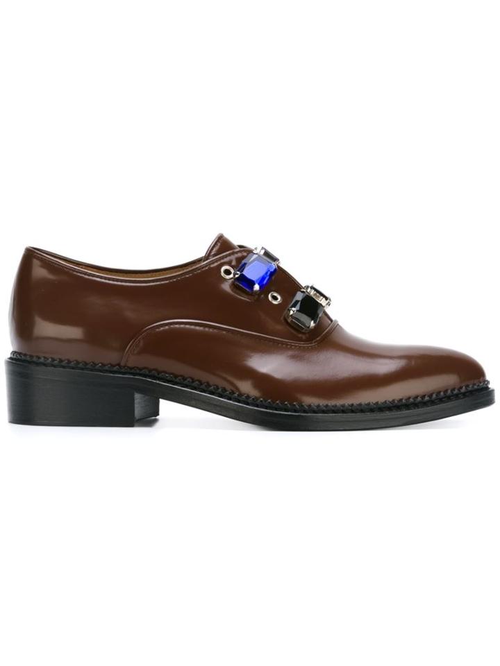 Toga Gem Embellished Oxford Shoes