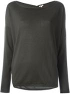 P.a.r.o.s.h. Open Back Long Sleeve T-shirt