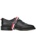 Thom Browne Buckled Oxford Shoes - Black