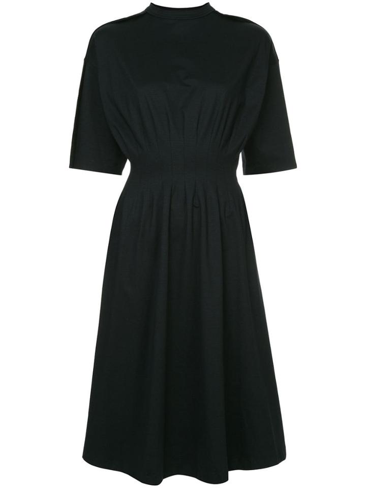 Jil Sander Flared Summer Dress - Black